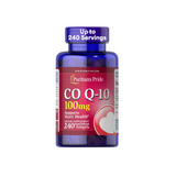 Puritan's Pride Coenzyme CoQ10 100mg, Dietary Supplement for Heart Health, Blood Pressure, Oral Gum Health, and Healthy Aging Support, 60 Day Supply, 240 Rapid Release Softgels